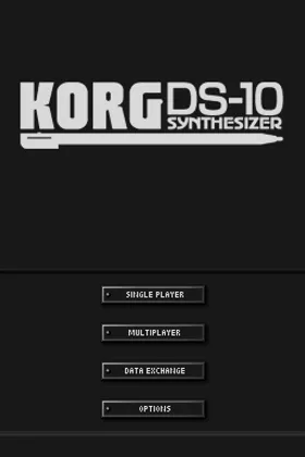 Korg DS-10 Synthesizer (USA) screen shot title